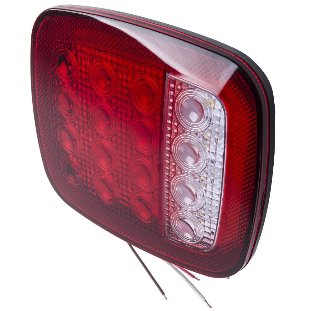 One pair LED Lighting Tail Lights Rear Lamps Set compatible for Jeep Wrangler CJ 76-06