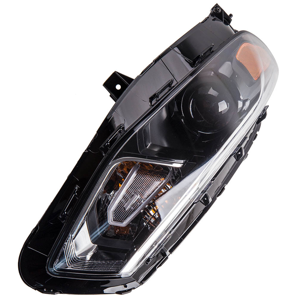 Replacement Headlight Assembly compatible for Chevy Malibu 2016-18 Both Sides Complete Set