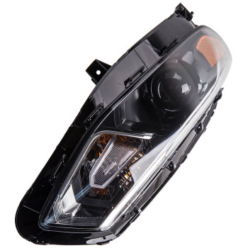 Replacement Headlight Assembly compatible for Chevy Malibu 2016-18 Both Sides Complete Set