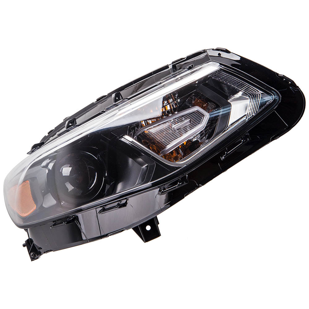 Replacement Headlight Assembly compatible for Chevy Malibu 2016-18 Both Sides Complete Set