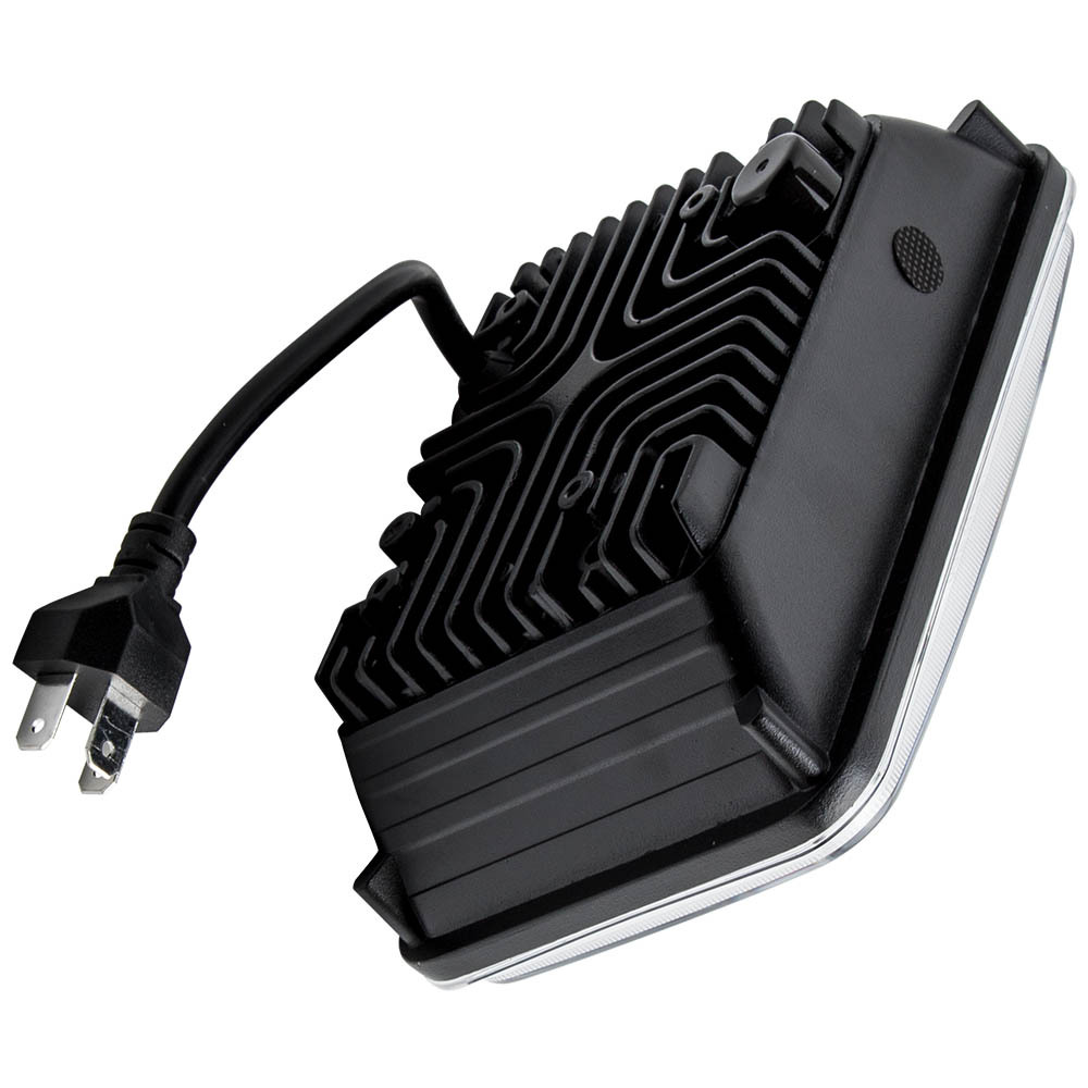 LED Headlight Pair 4X6 compatible for Kenworth T800 T400 T600 W900B W900L Classic6500K