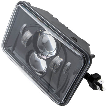 LED Headlight Pair 4X6 compatible for Kenworth T800 T400 T600 W900B W900L Classic6500K