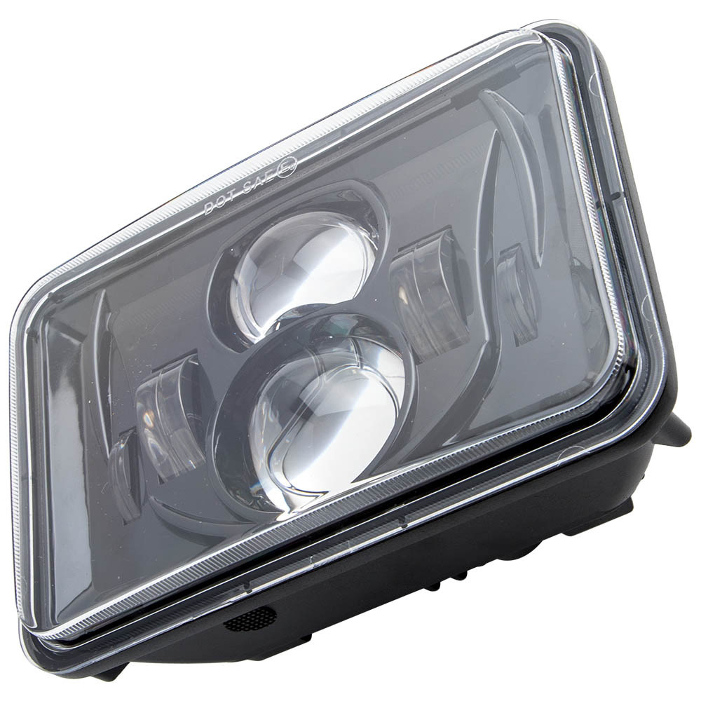 LED Headlight Pair 4X6 compatible for Kenworth T800 T400 T600 W900B W900L Classic6500K