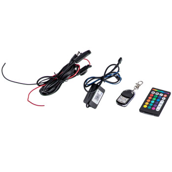 6 Pod LED Rock Lights Kit for Truck SUV ATV Pickup Wagon Front Rear Fender Under