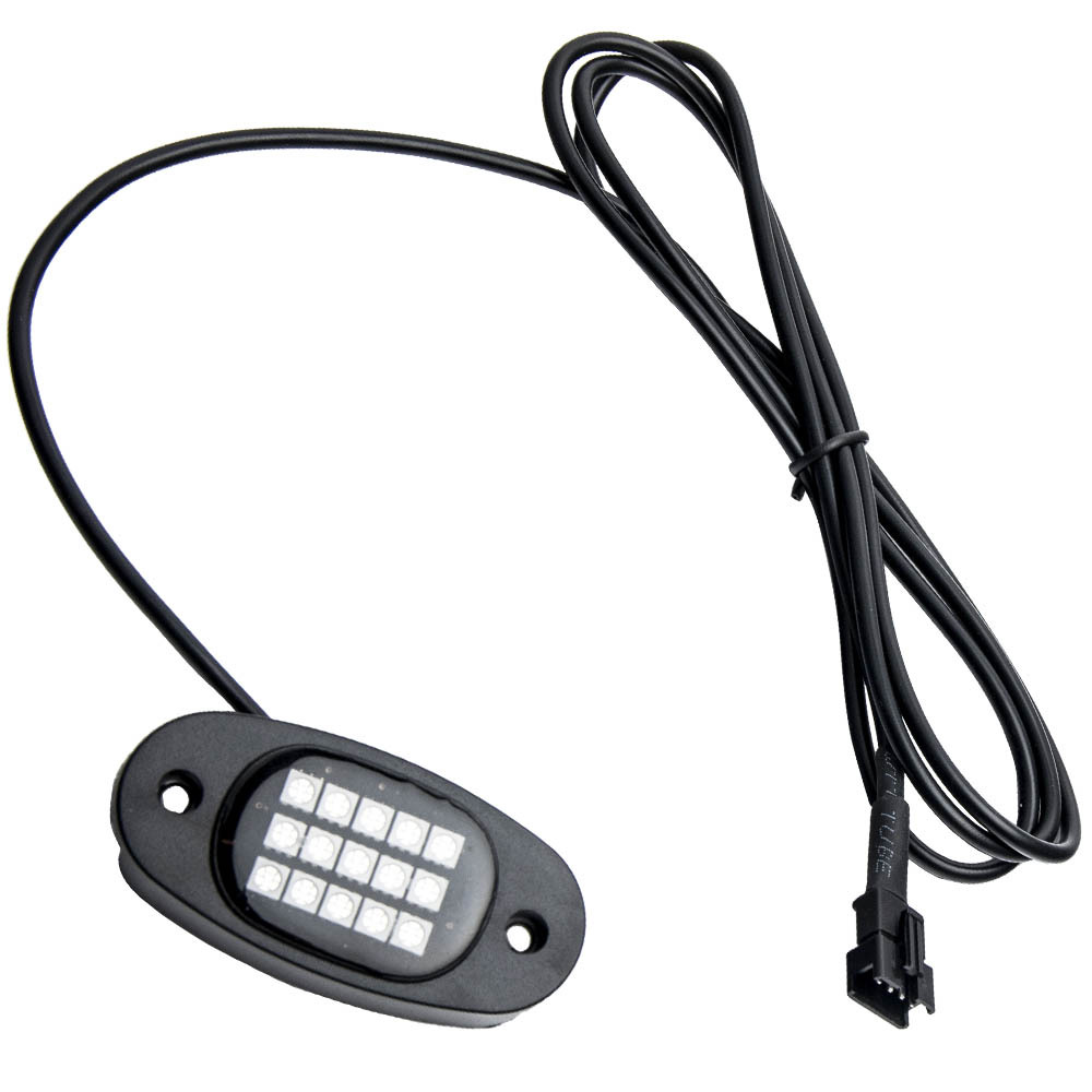 6 Pod LED Rock Lights Kit for Truck SUV ATV Pickup Wagon Front Rear Fender Under