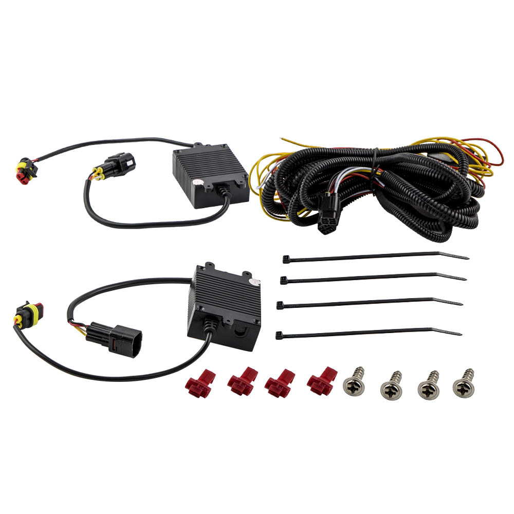 Front Bumper LED DRL compatible for Nissan 350Z 2006-2009 Daytime Running Lights Pair Set