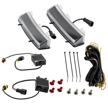 Front Bumper LED DRL compatible for Nissan 350Z 2006-2009 Daytime Running Lights Pair Set