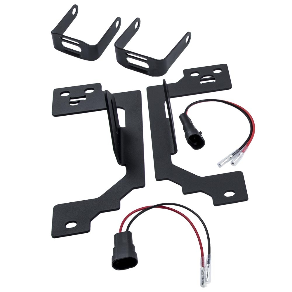 LED Fog Light Pod Bracket Kit compatible for Dodge RAM 1500 2002-2008 2500/3500 2003-2009