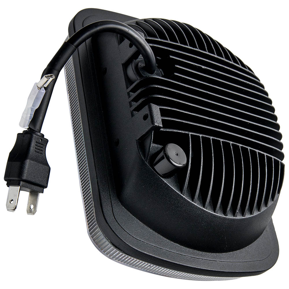 1Pc 5X7 7x6 Rectangle LED Headlightfor compatible for Jeep Cherokee Wrangler XJ H6054