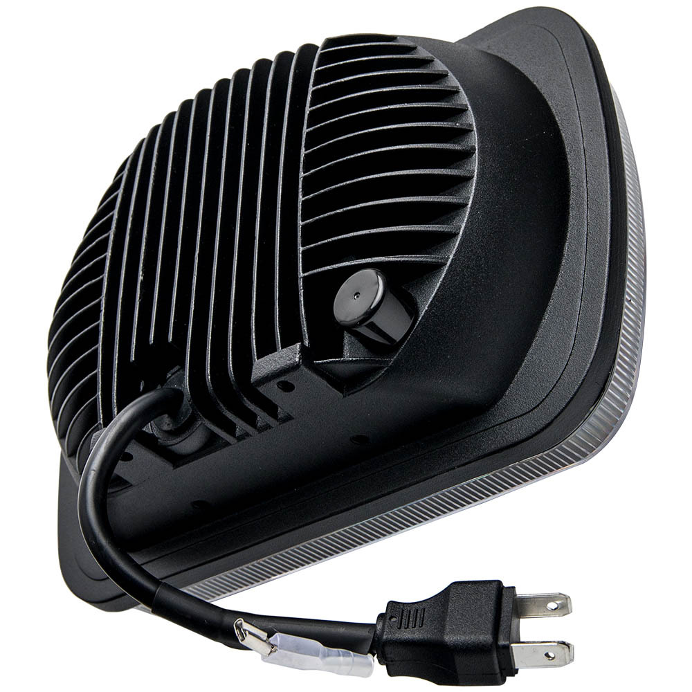 1Pc 5X7 7x6 Rectangle LED Headlightfor compatible for Jeep Cherokee Wrangler XJ H6054