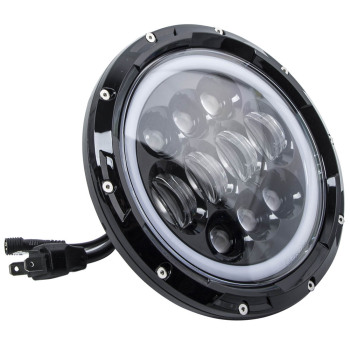7inch RGBHeadlights + Fog Lights compatible for Jeep Wrangler TJ LJ 1997-2006 12-24V DC