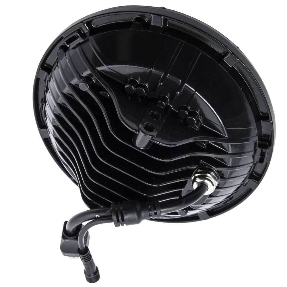 7inch RGBHeadlights + Fog Lights compatible for Jeep Wrangler TJ LJ 1997-2006 12-24V DC