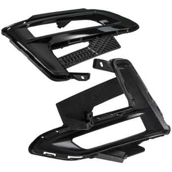 Front Fog Lamp Housing Kit compatible for Nissan Sentra 2020-2021 Yellow Light Pair 12V