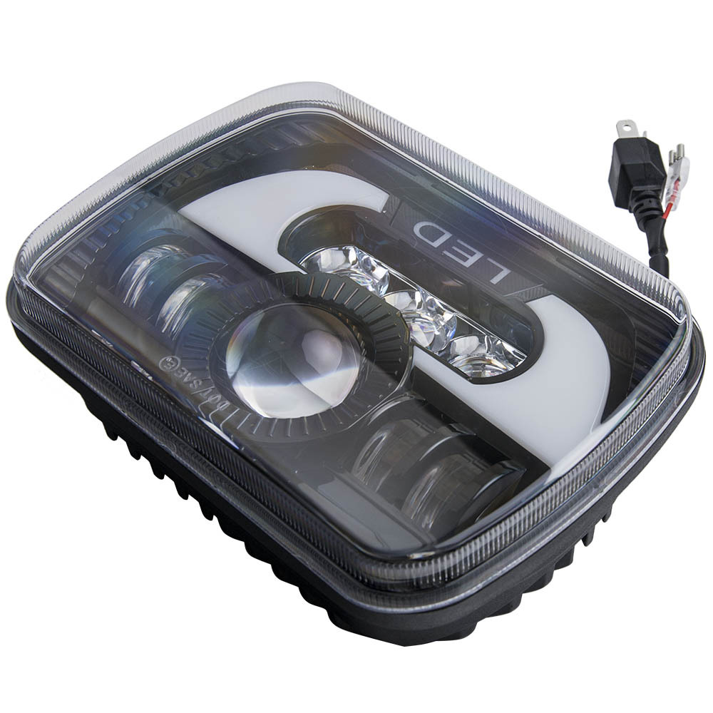 2x 5x7 7x6 LED Headlight Hi/Lo Beam DRL compatible for GMC Savana Express 2500 3500