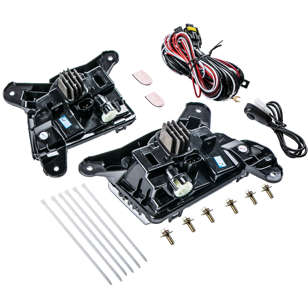 Front Fog Bumper Light LeftRight compatible for Chevy Silverado 1500 19-21 w/ Switch