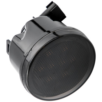 Smoke Lens Amber Turn Signal Light Set compatible for Jeep Wrangler JK 2007-17 Front Fender