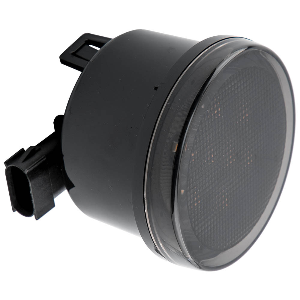 Smoke Lens Amber Turn Signal Light Set compatible for Jeep Wrangler JK 2007-17 Front Fender