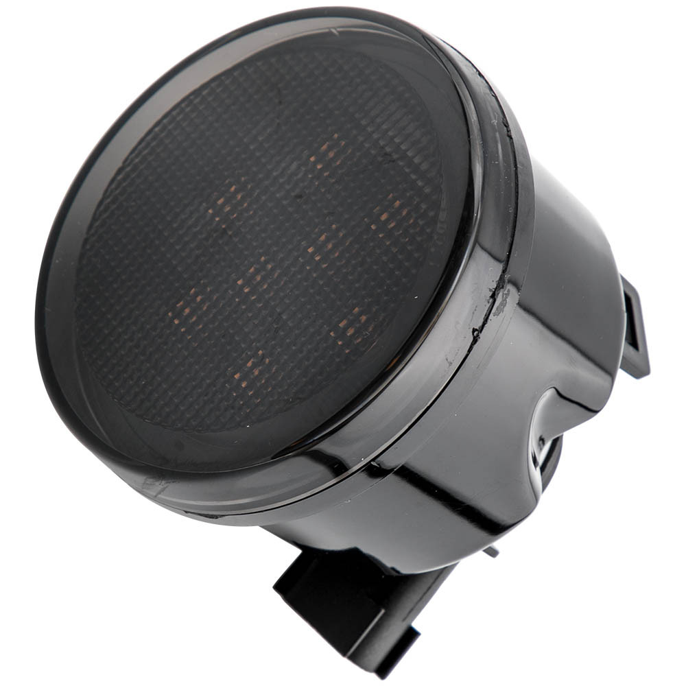 Smoke Lens Amber Turn Signal Light Set compatible for Jeep Wrangler JK 2007-17 Front Fender