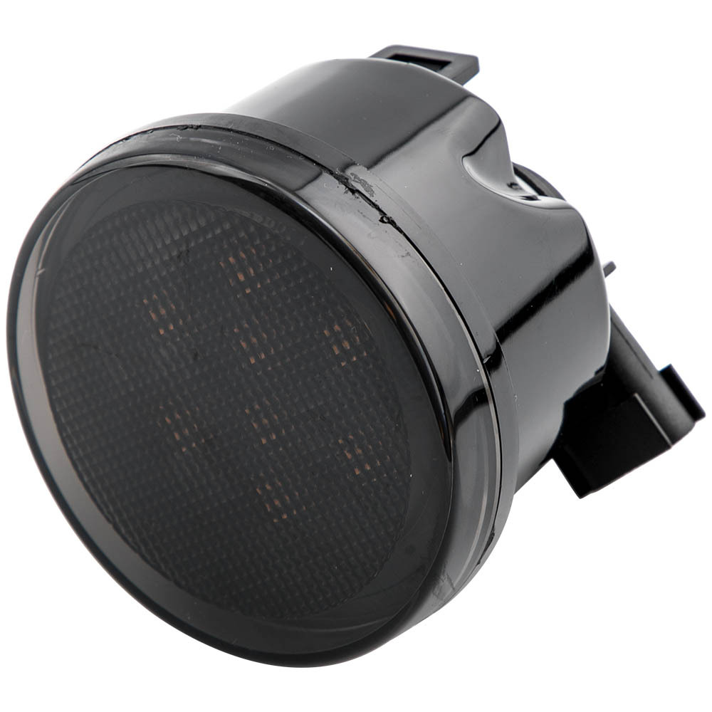 Smoke Lens Amber Turn Signal Light Set compatible for Jeep Wrangler JK 2007-17 Front Fender