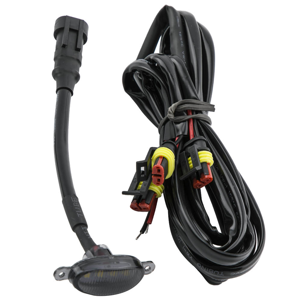 Smoke Front Grille LED Running Lights compatible for Ford F-150 F150 2015-2019 Raptor Style