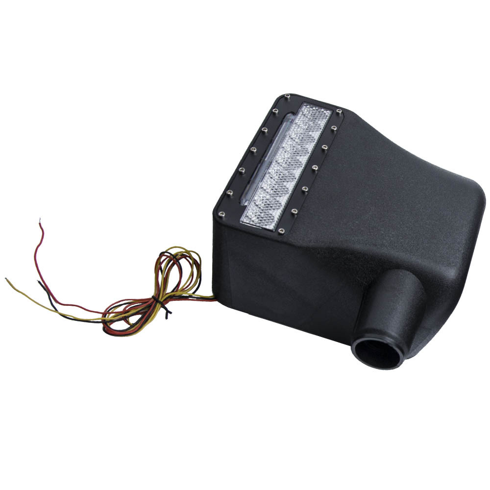 Rear Side View Mirrors LED Turn Signal Light Housing compatible for Jeep Wrangler JK 07-18