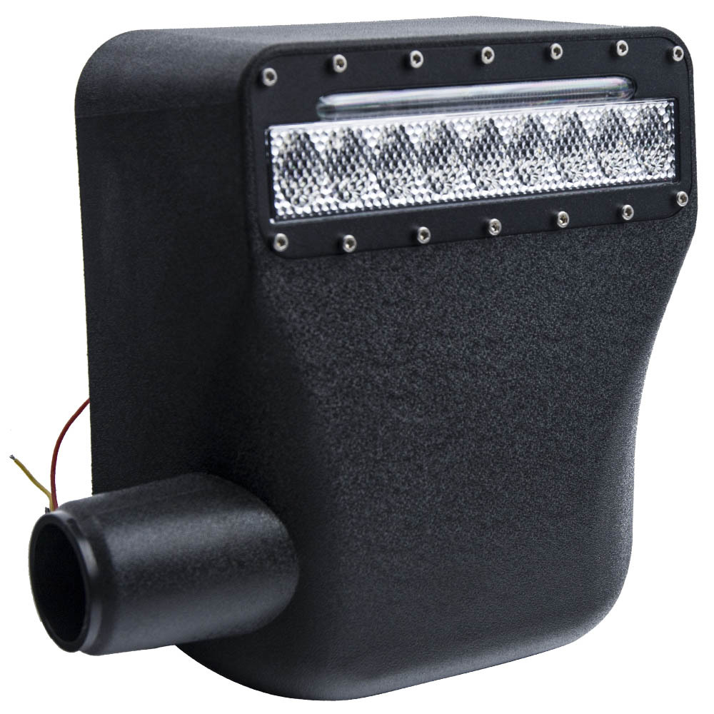 Rear Side View Mirrors LED Turn Signal Light Housing compatible for Jeep Wrangler JK 07-18