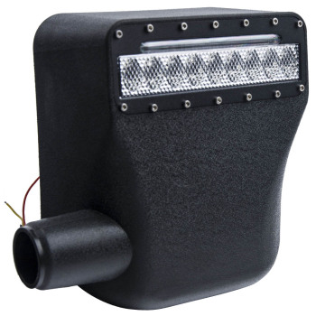 Rear Side View Mirrors LED Turn Signal Light Housing compatible for Jeep Wrangler JK 07-18