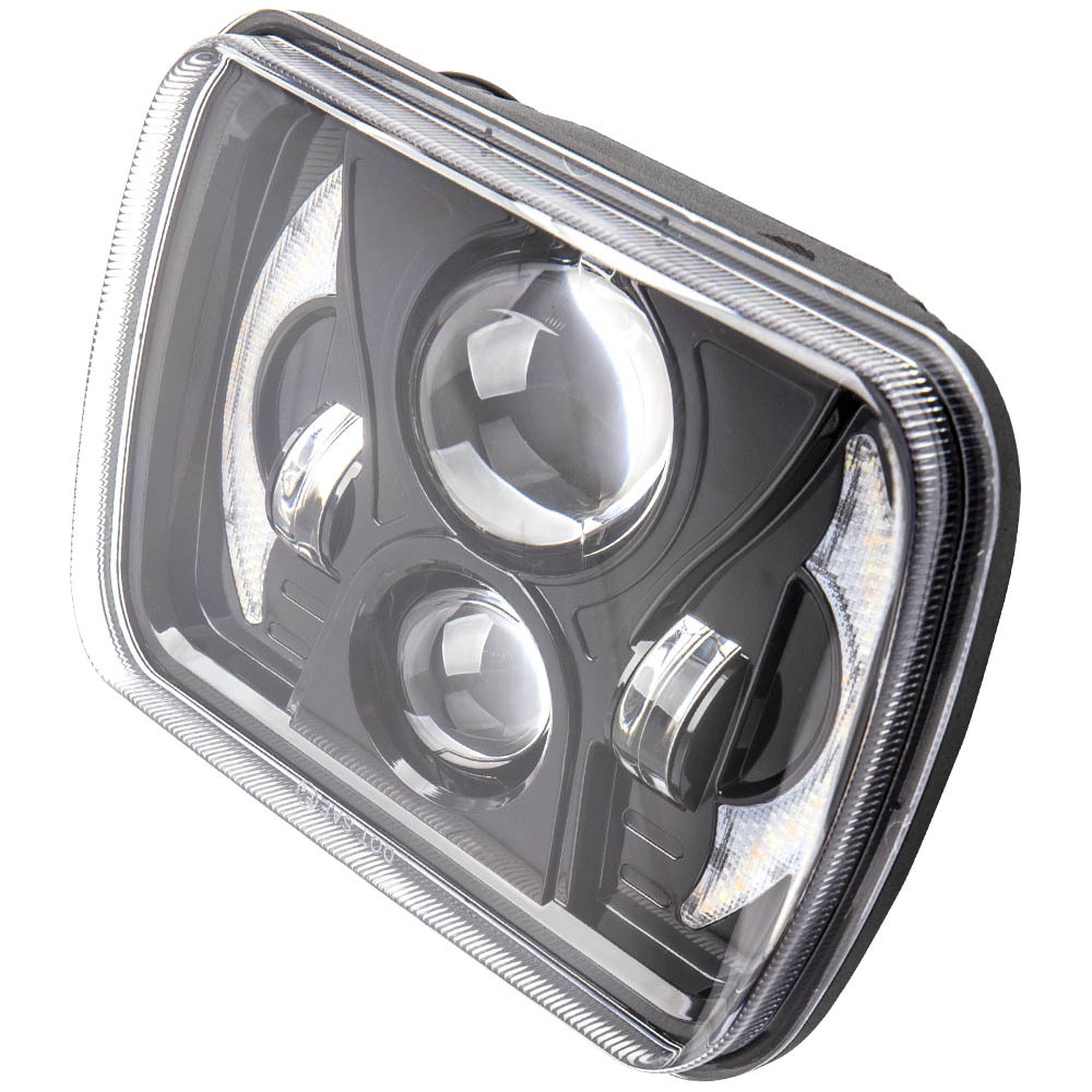 High Low Beam LED Headlight compatible for Dodge Ram Pickup W250 Van 1986-1993 H6054 H5054