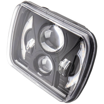 High Low Beam LED Headlight compatible for Dodge Ram Pickup W250 Van 1986-1993 H6054 H5054