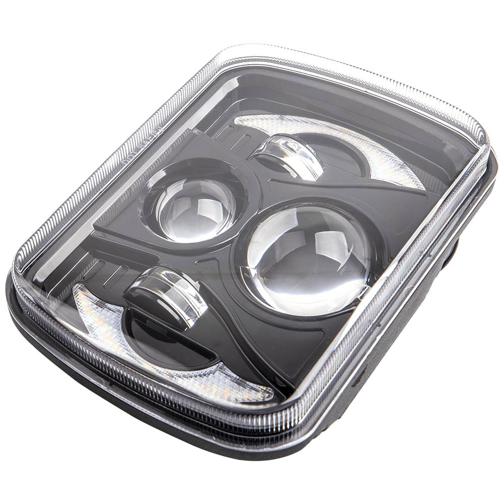 High Low Beam LED Headlight compatible for Dodge Ram Pickup W250 Van 1986-1993 H6054 H5054