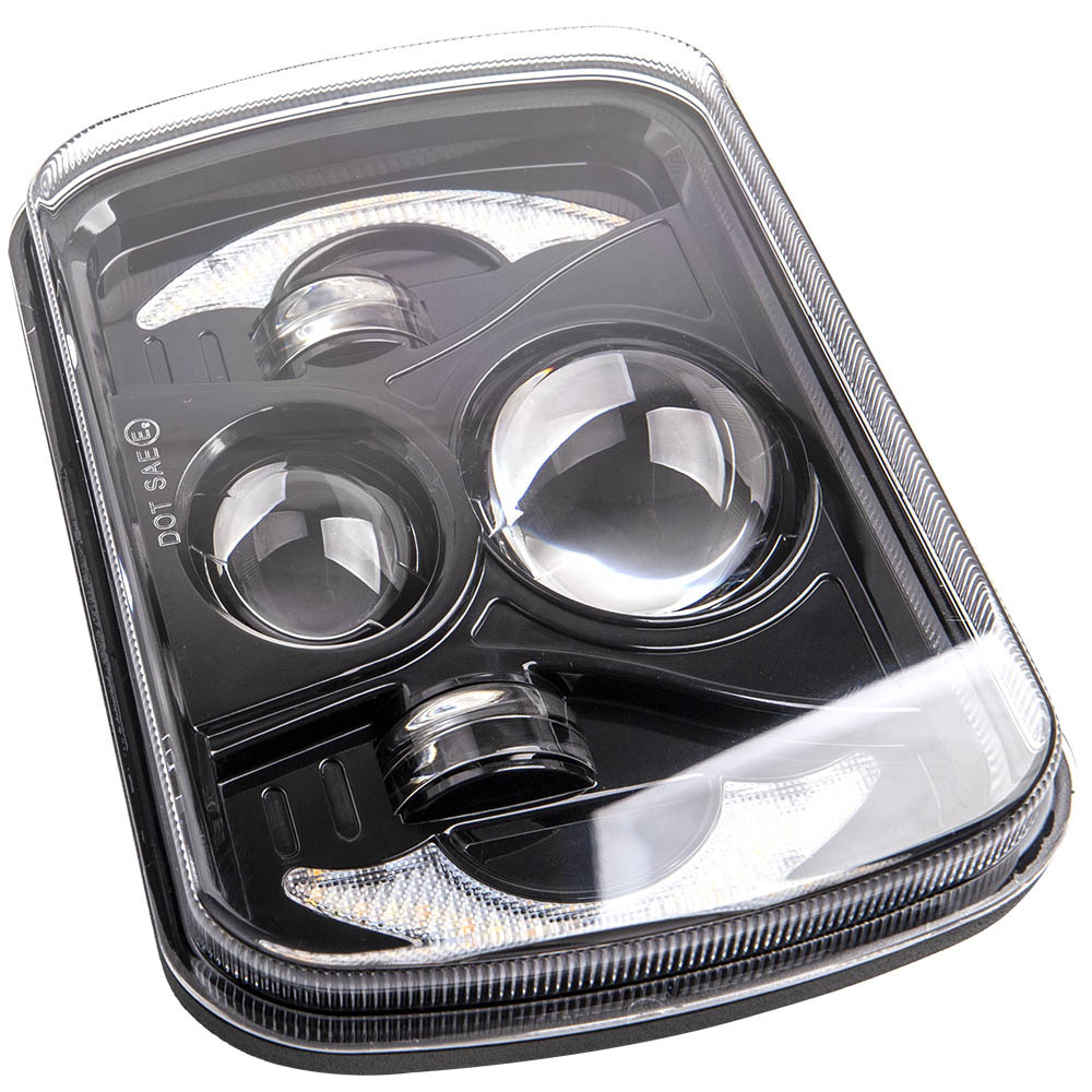 High Low Beam LED Headlight compatible for Dodge Ram Pickup W250 Van 1986-1993 H6054 H5054