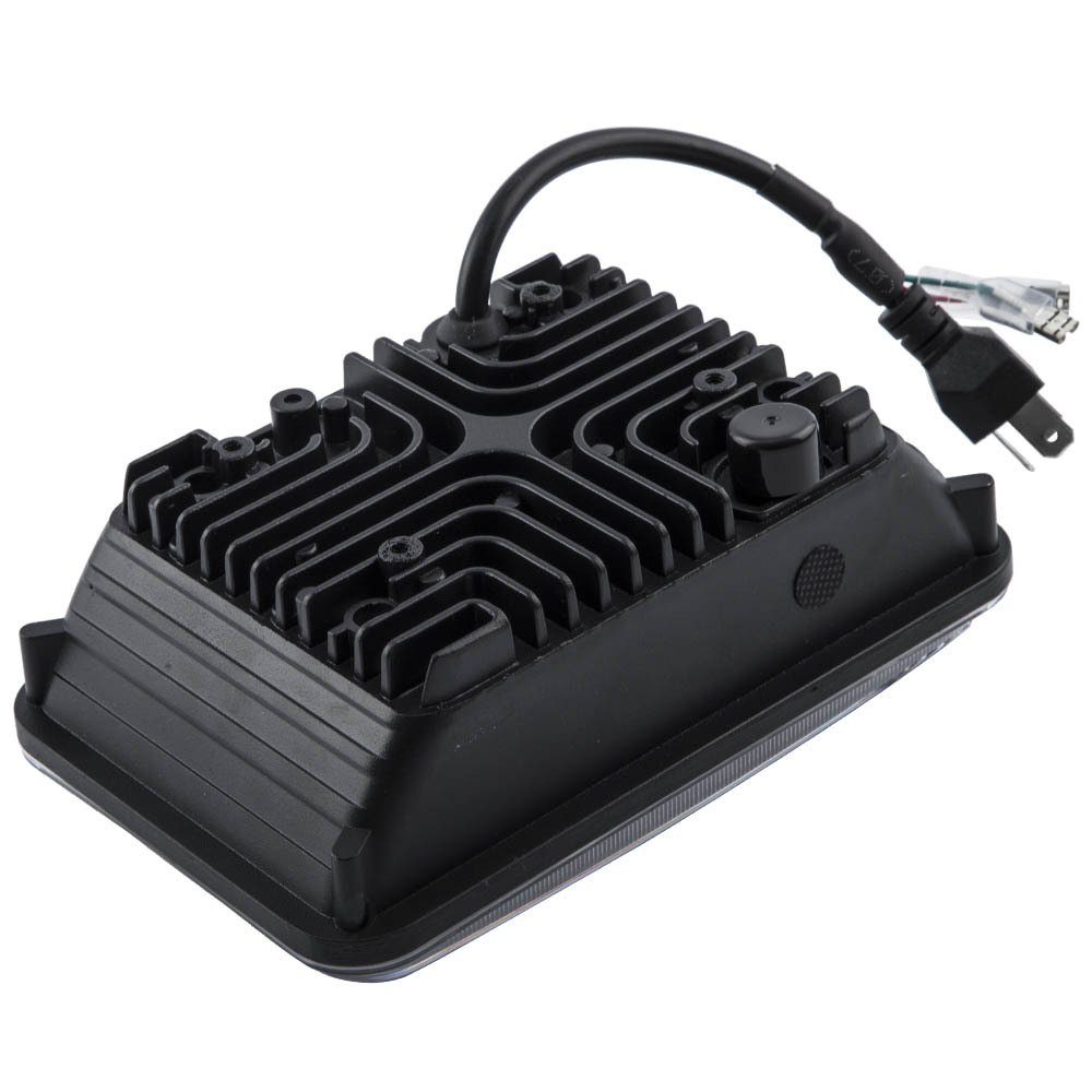 4x6 Rectangular LED Headlight compatible for Pontiac Firebird Grand Prix 1976-1987 H4666