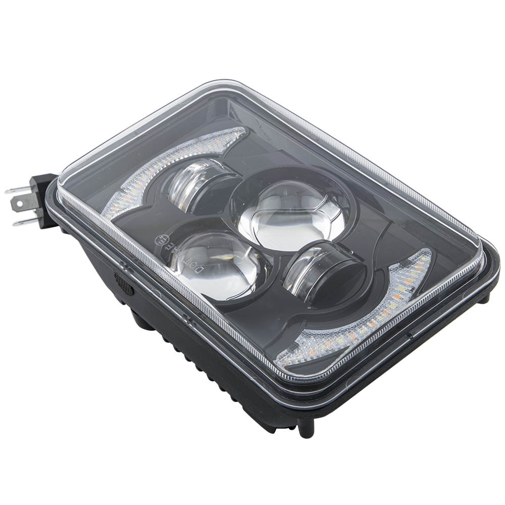 4x6 Rectangular LED Headlight compatible for Pontiac Firebird Grand Prix 1976-1987 H4666