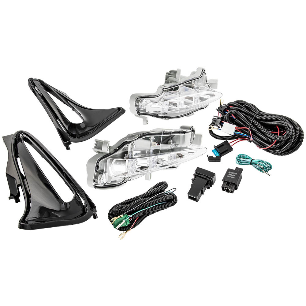 Front Bumper Fog Lights compatible for Toyota Corolla Non-Sport 2017-2019 8144002020