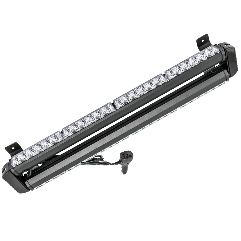 Side Light BarLED Traffic Advisor 26.5 x 4 Strobe Light Bar Yellow/Compatible for White