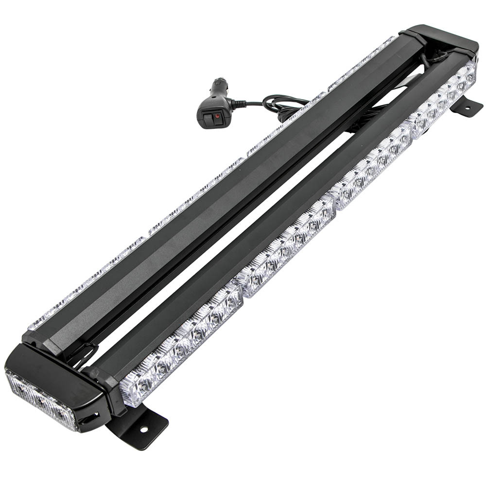 Side Light BarLED Traffic Advisor 26.5 x 4 Strobe Light Bar Yellow/Compatible for White