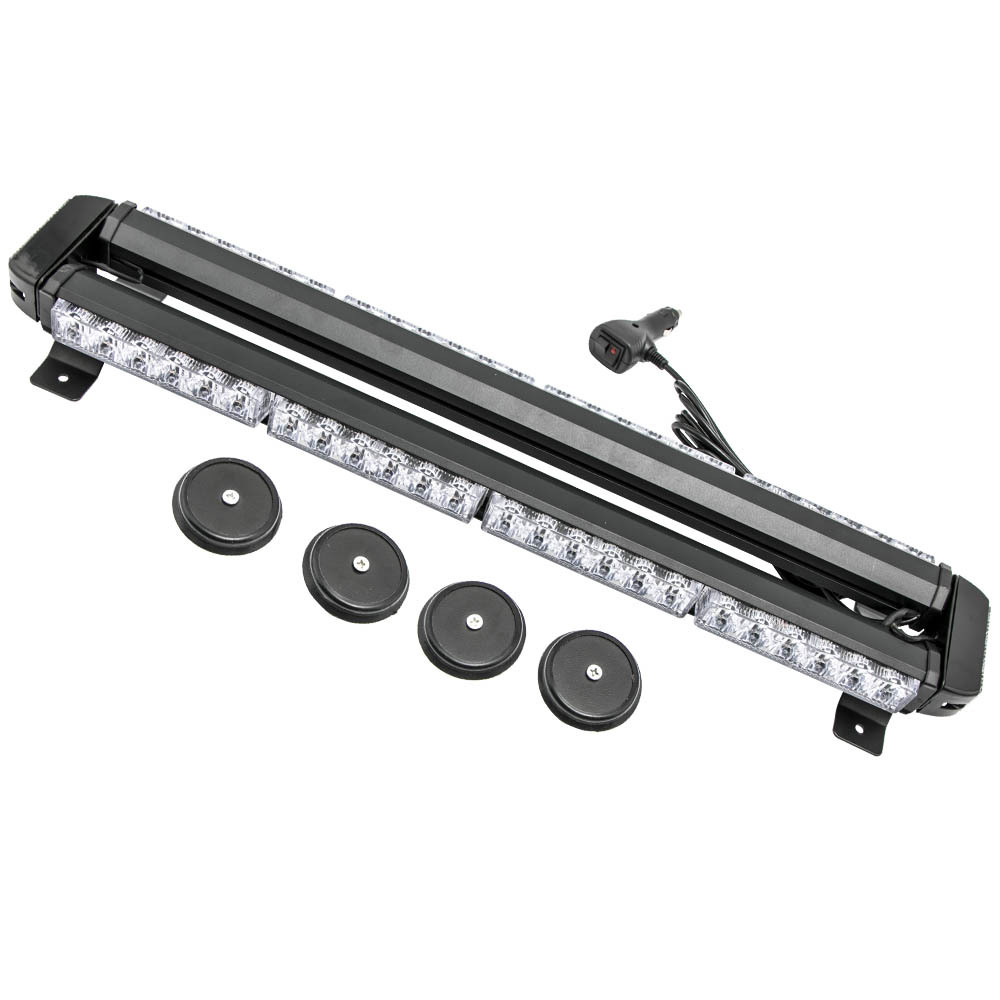 Side Light BarLED Traffic Advisor 26.5 x 4 Strobe Light Bar Yellow/Compatible for White