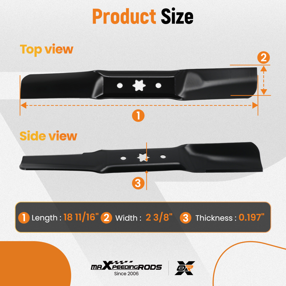 54 Blade for Craftsman T8400/G8400 942-05056A CMXGZAM110143 3-Pack