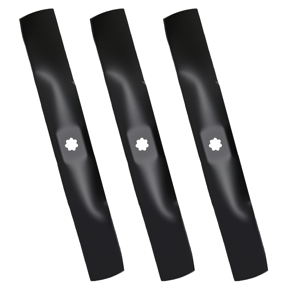 18 5/8 Blade Set compatible for John Deere GY20679 GY20684 Stens 330-704 3 Pack