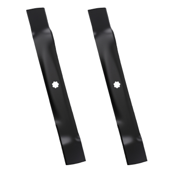 2Pcs Lawn Mower Blade compatible for John Deere D120 D130 LA110 LA115 AM137333