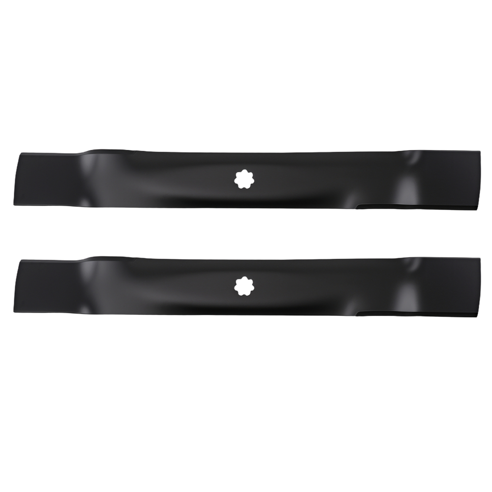 2Pcs Lawn Mower Blade compatible for John Deere D120 D130 LA110 LA115 AM137333