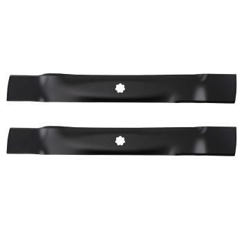 2Pcs Lawn Mower Blade compatible for John Deere D120 D130 LA110 LA115 AM137333