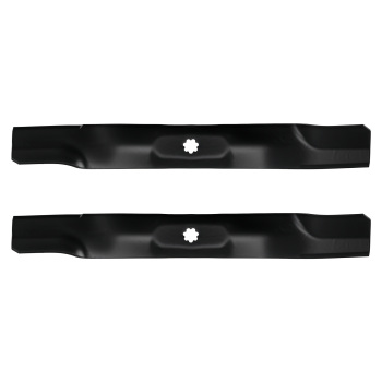 2Pcs Blade compatible for John Deere 115 125 135 D120 D125 D130 E100 E110 AM137329