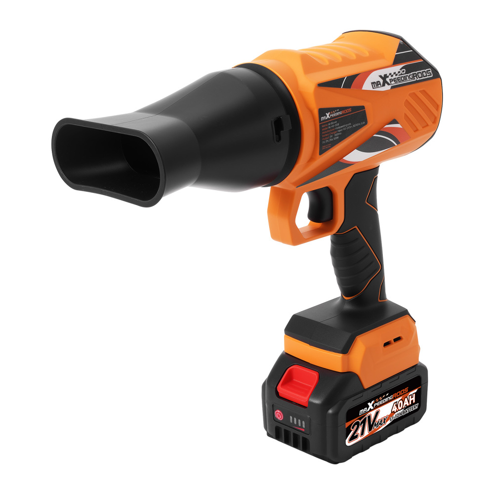 Soffiatore Elettrico Foglie 21V 4000mAh 32000RPM 385CFM Condotto Aria Incluso