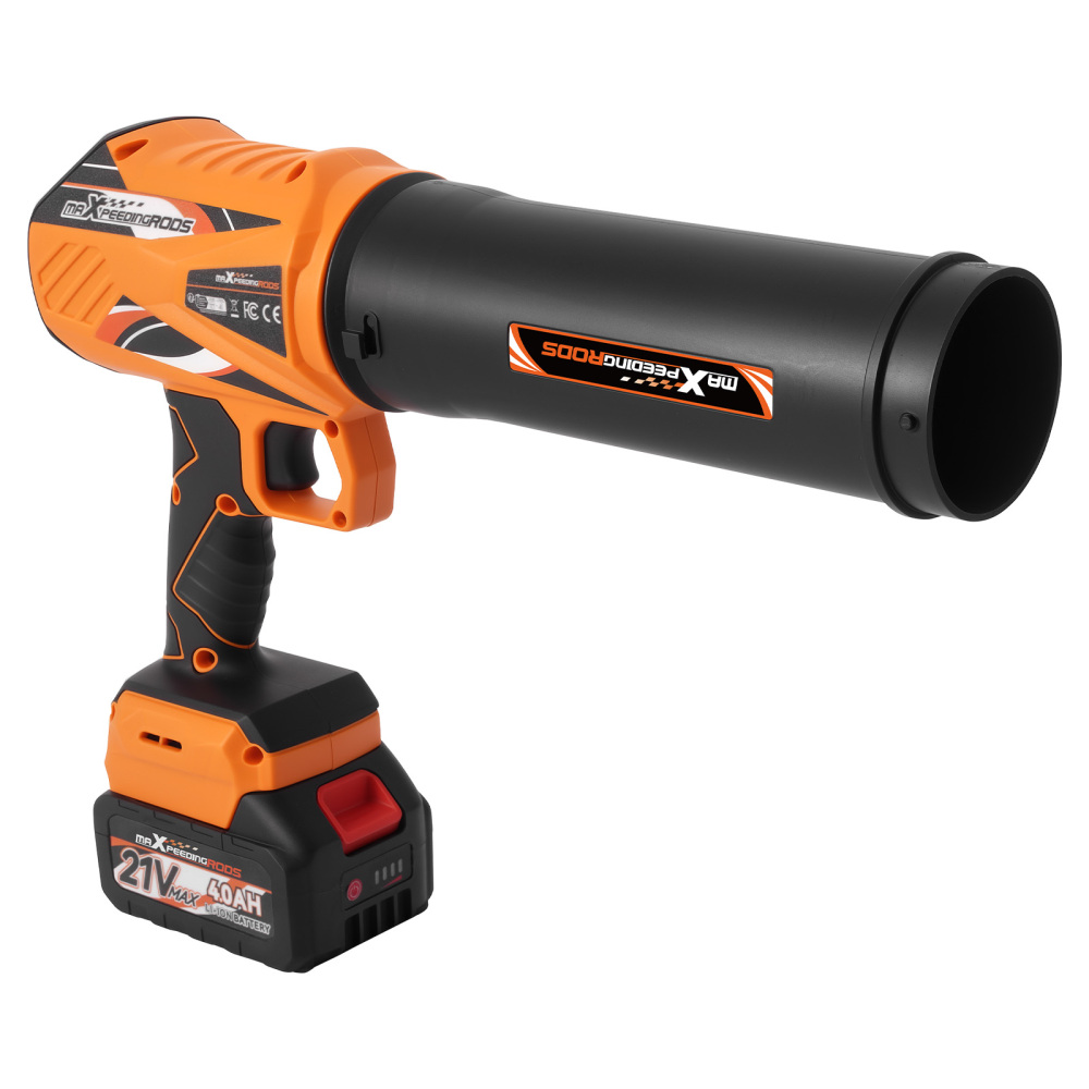 Soplador de Hojas 21V 32000RPM 385 CFM Motor Sin Escobillas 2 Baterías 4000mAh