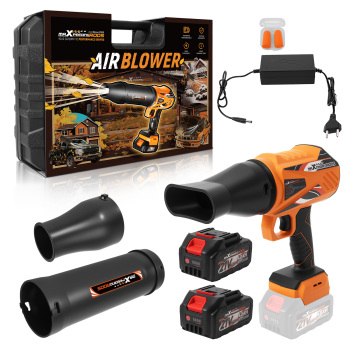 Soffiatore Elettrico Foglie 21V 4000mAh 32000RPM 385CFM Condotto Aria Incluso