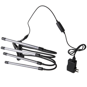 4 Heads LED Grow Light Plant Growing Lamp Lights for Indoor Plants Aluminum+PC