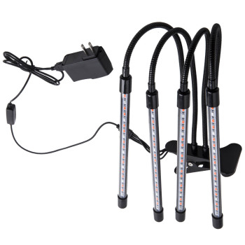 4 Heads LED Grow Light Plant Growing Lamp Lights for Indoor Plants Aluminum+PC