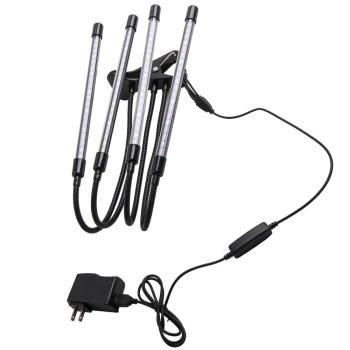 4 Heads LED Grow Light Plant Growing Lamp Lights for Indoor Plants Aluminum+PC