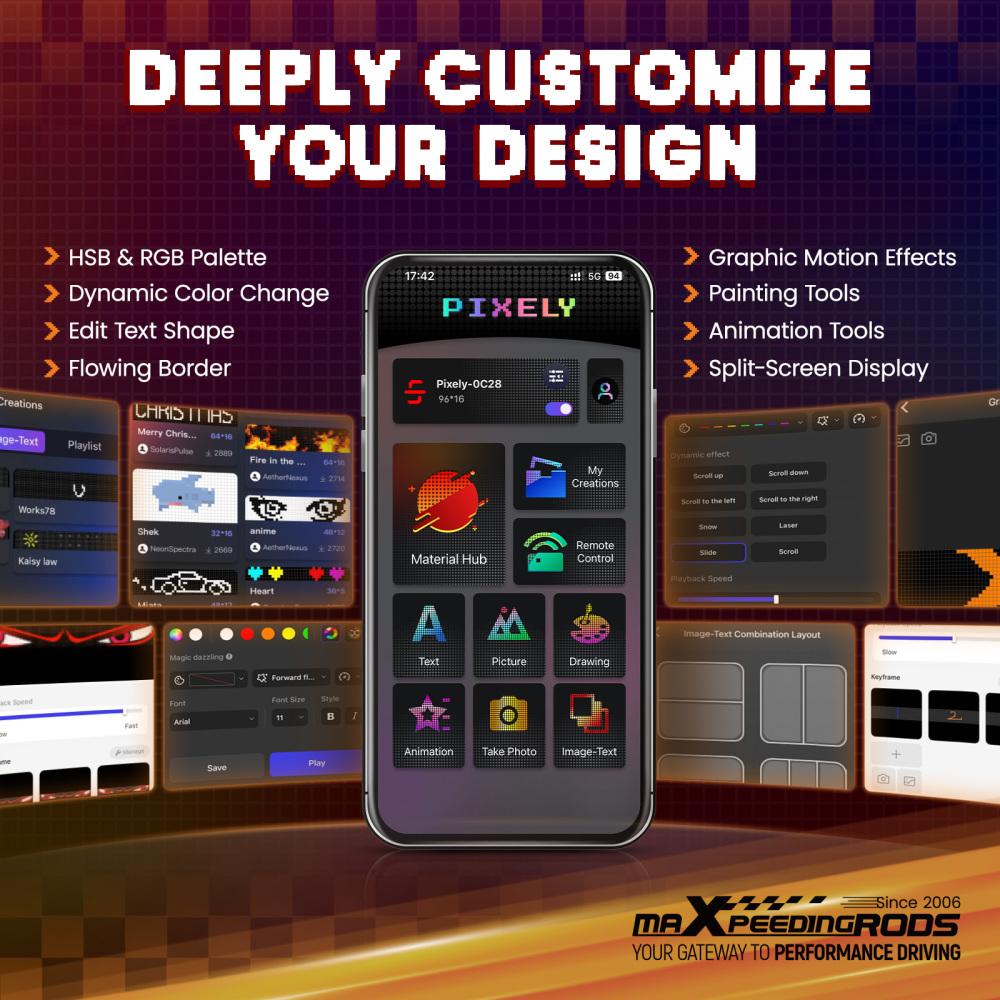 23 Devil Eyes Light for Car LED Display Screen Truck Windshield Eyes Light